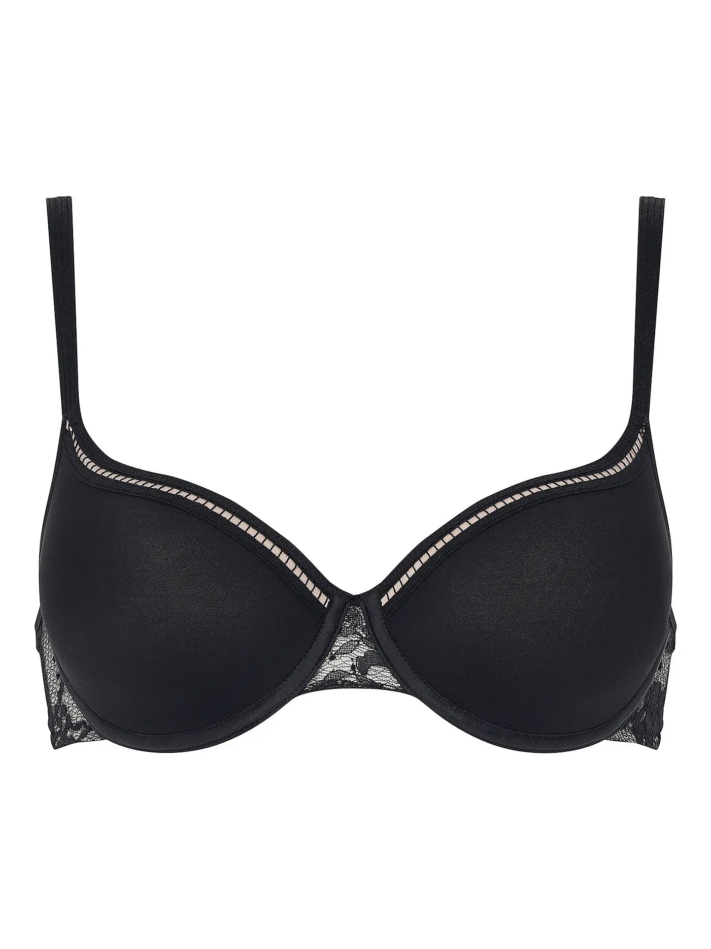 PASSIONATA | T-Shirt BH OLIVIA SCHWARZ | 
